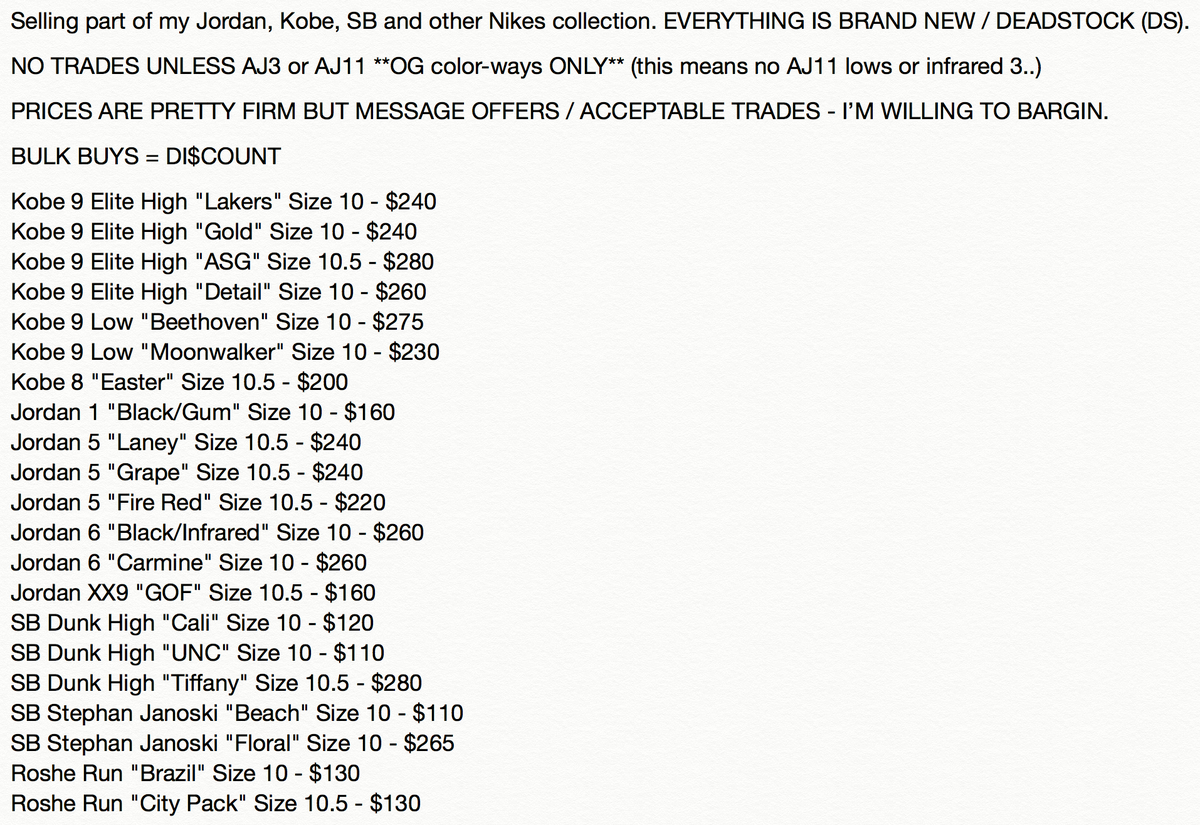 NIKELIAV's tweet photo. Selling some kicks! Please RT @infra90 @FoamWright @Lukevan7 @Chicago242 @ATrainKickz @rkenjames @SoleLife11 #DM4pics http://t.co/3VKk5yfLq0