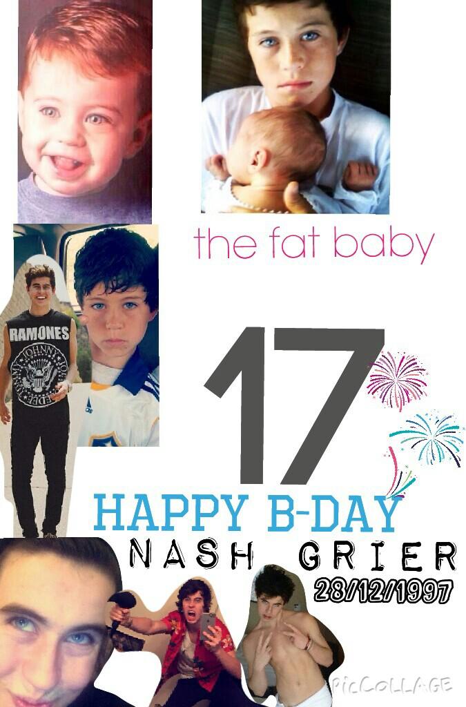 Happy Birthday Nash Grier all their Brazilian fans wish one big happy birthday for you :) kisses 
