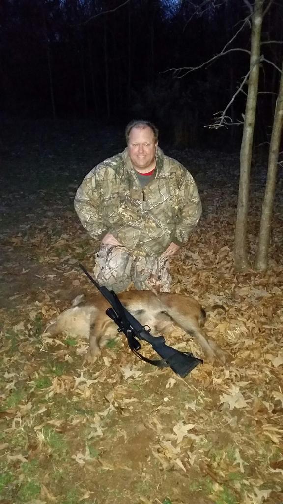TOCCompany's tweet photo. Just now posting the before and after, missed a 6 pt yesterday, God brought us this today.  #hoghunting #bustaboar http://t.co/WMFVJjHV3Q