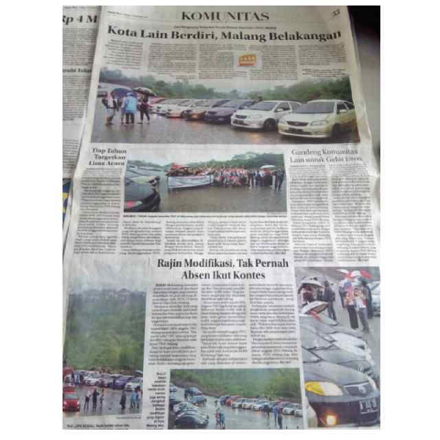 Alhamdulillah setiap kegiatan kita selalu di publish
Thankiu Radar Malang, Jawa Pos, JTV, dll atas supportnya