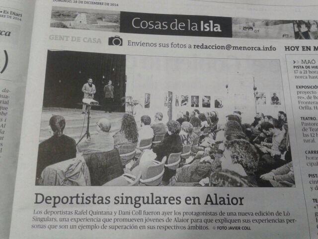 LoSingulars's tweet photo. #LoSingulars Tercera Edició a @esdiarimenorca http://t.co/2tCS7lfhEr