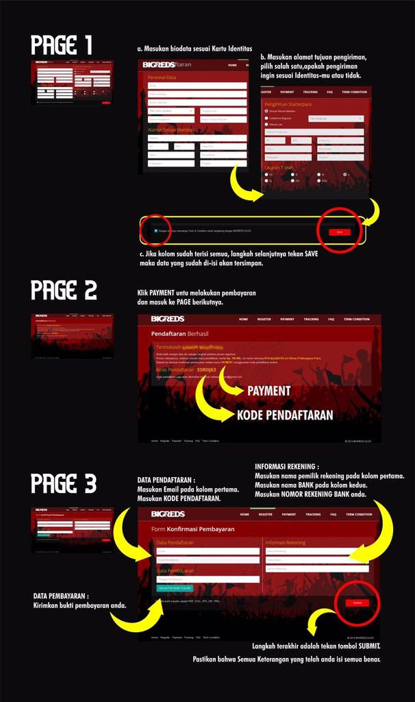 BIGREDS_Bandung's tweet photo. Untuk pendaftaran @BIGREDS_IOLSC secara online silahkan masuk ke laman http://t.co/LbgfaL6Q92 dan ikuti instruksi http://t.co/EjiePUqcLM