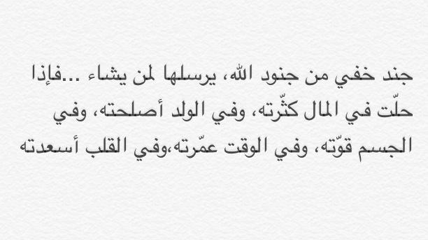 حقيقة البركة وبما تنال ط®ظ„ظٹط¬ظٹط©