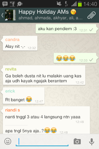 PossibleAM's tweet photo. Hahaha RT @Nitamaulina: aku sekejem itu yaa wkwkwk @PossibleAM http://t.co/AFUr0COHJ7