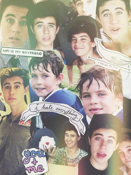 I have to sleep but before, I love you and Happy Birthday Hamilton Nash Grier    