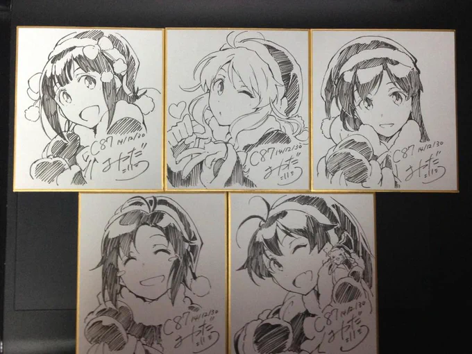 とりあえず5枚で来ました。コミケ用 