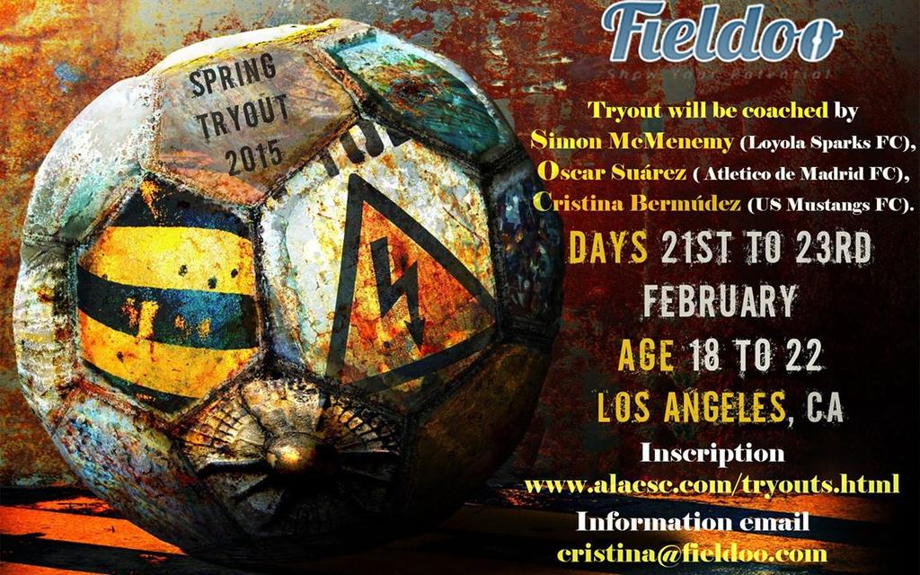 clulanet8's tweet photo. @TwitterSports Spring 2015 soccer U23 Tryouts. RT please! http://t.co/oOmaZrA4Pu