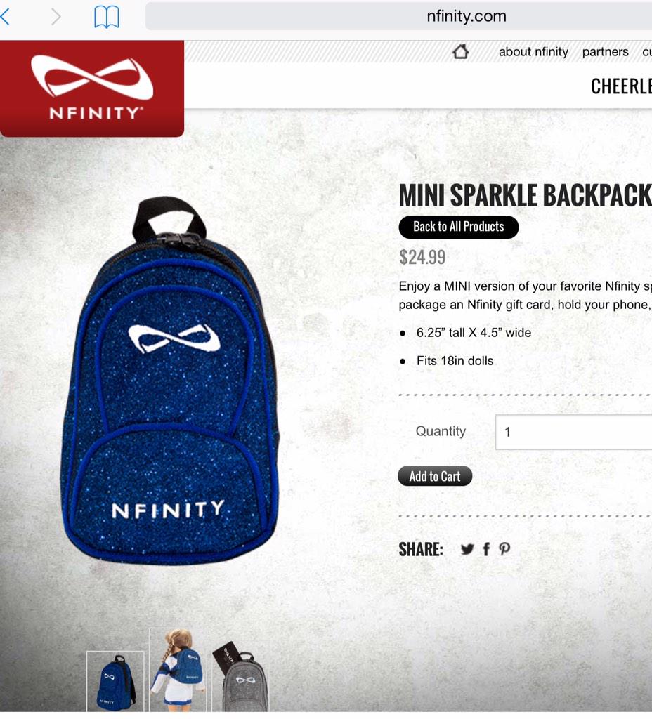 mini nfinity backpack