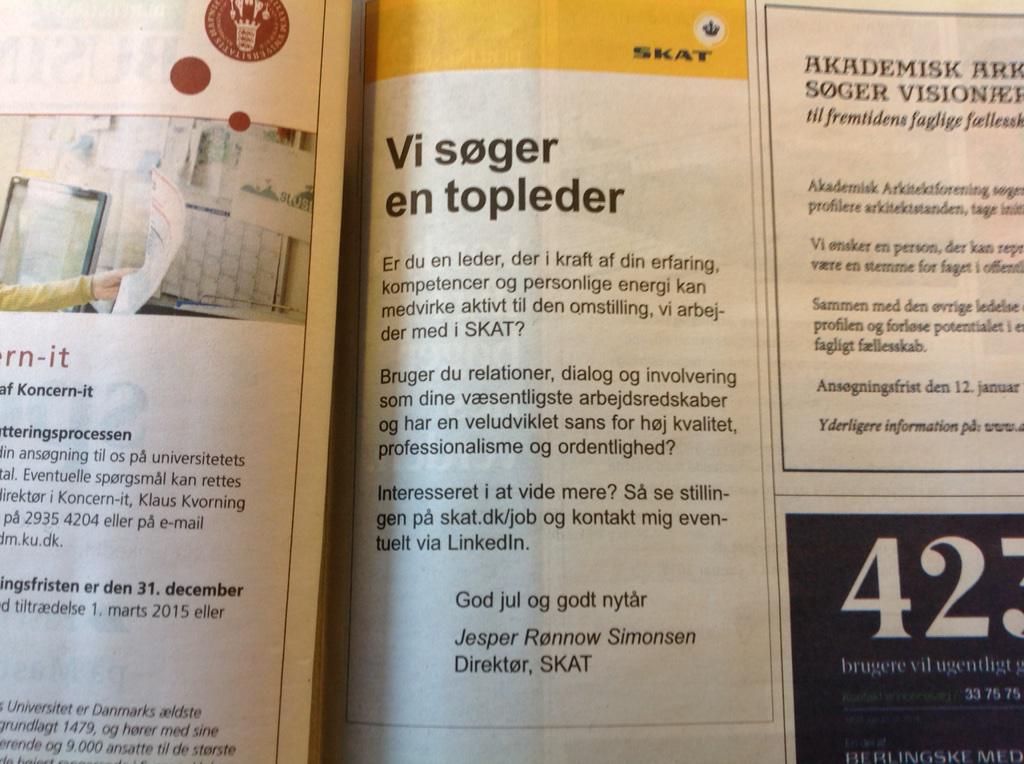 roennowsimonsen's tweet image. Har forsøgt mig med en lidt anderledes jobannonce i avisen idag. Mere her: golf.hr-manager.net/ApplicationIni… #ledelsedk #jobdk