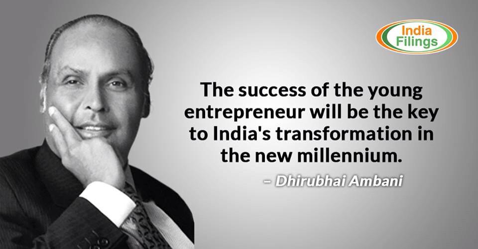 IndiaFilings's tweet photo. The success of the young Entrepreneur will be key to India's transformation! #daretodream #startup http://t.co/AgHCHft1GT
