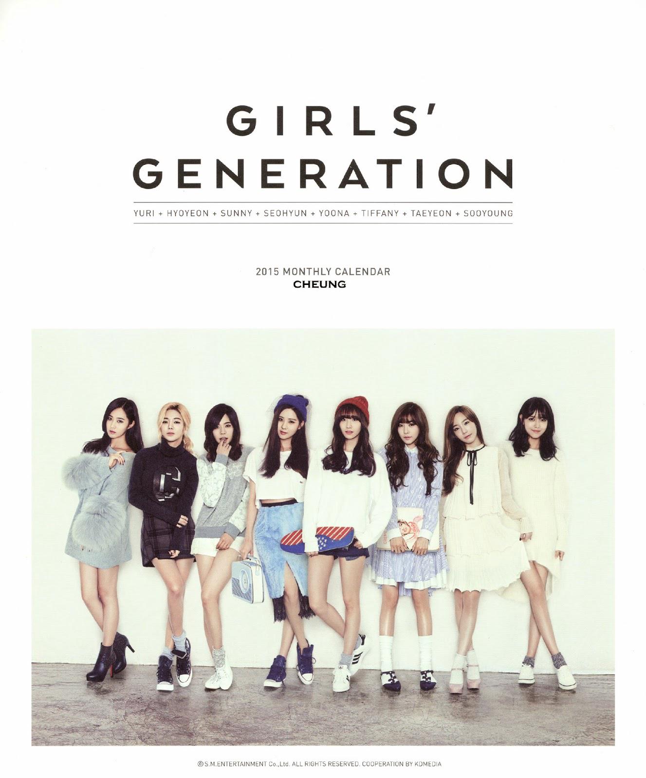 Girls Generation Snsd 2015 Calendar Girls Generation Girls Generation