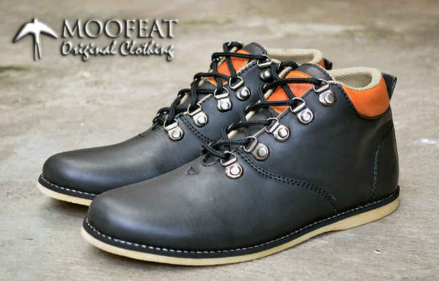 Sepatu moofeat | boots ring | brown | 40-44 | 180rb. Order? Reseller? Follow me &amp; cek bio. <a href="/CelotehTGR/">Celoteh TANGERANG</a>