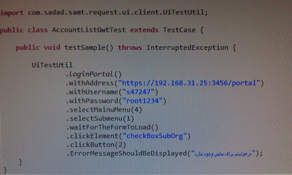 amin_mousavih's tweet image. My first  Acceptance Test.. 
Was so proud of myself after finishing it.
#ProgrammingLover #UserAcceptanceTest