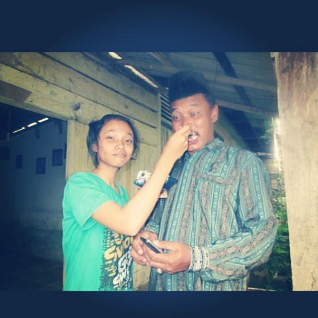 With my father :D
