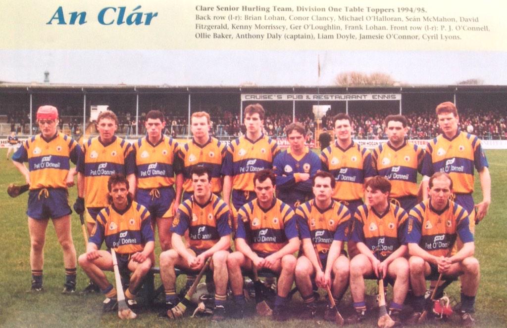 Gaa Nostalgia On Twitter Clare Senior Hurling Team Photo From