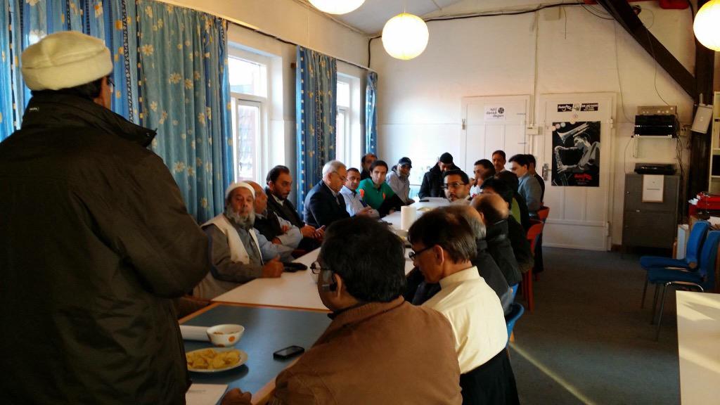 PTIDenmark's tweet photo. PTI Denmark joined Quaid-e-Azam Day arranged by Pakistani Community Forum Denmark http://t.co/IRvkYvZEE1
