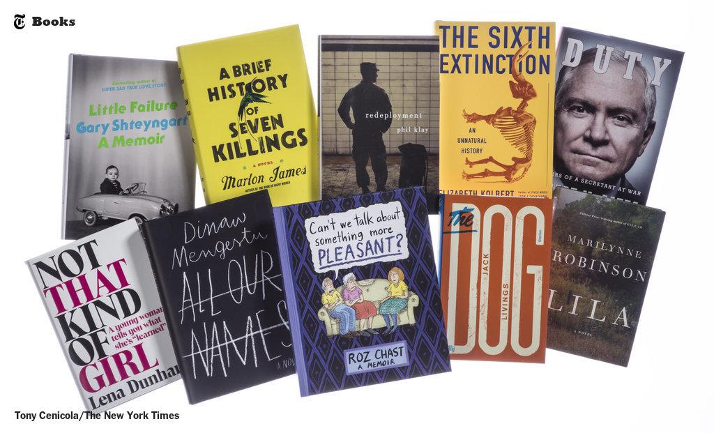 nytimes's tweet photo. The 10 best books of 2014, from NYT critic @michikokakutani http://t.co/uAkJagHWRx http://t.co/MA1XWBmVXK