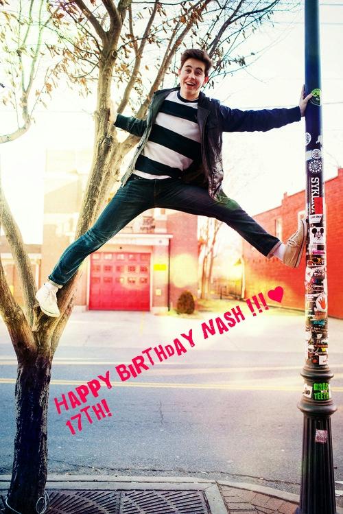 Happy birthday Nash Grier ! I love you !
17th ! 