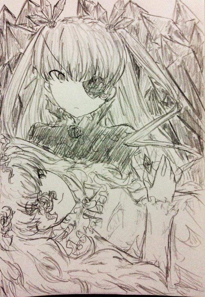 ローゼンメイデン版深夜の真剣お絵描き60分一本勝負 第24回 雪華綺晶 Or 薔薇水晶 Togetter