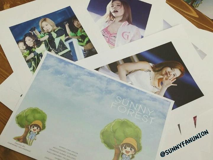 [SunnyFanUnion]The muchwaited special gifts for 'Sunny Forest' participants are scheduled to be delivered in January.