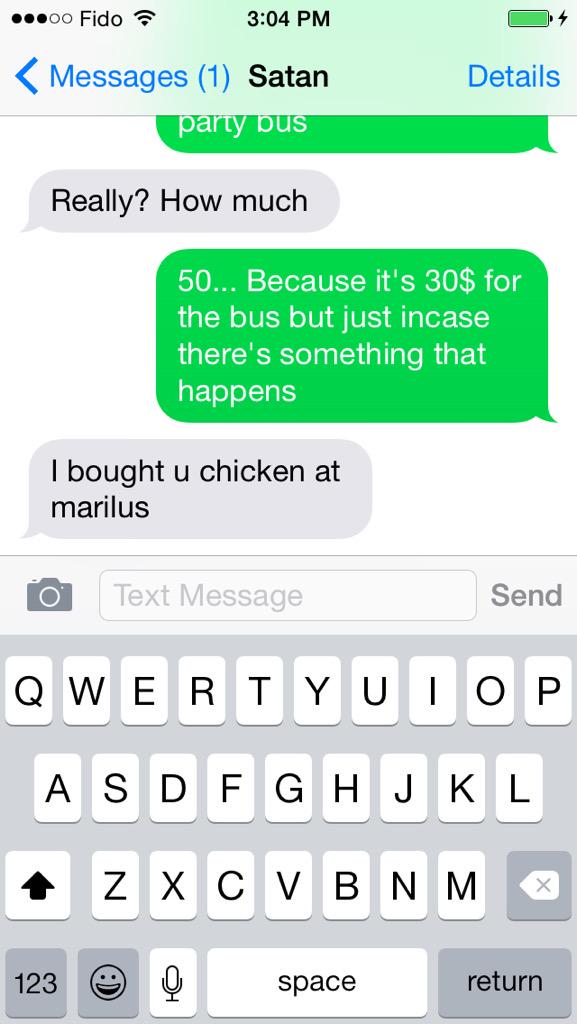 MiiikeRotch15's tweet photo. when u ask for money and ur mom says she got chicken instead... #truesag http://t.co/HYqkxm52Ax