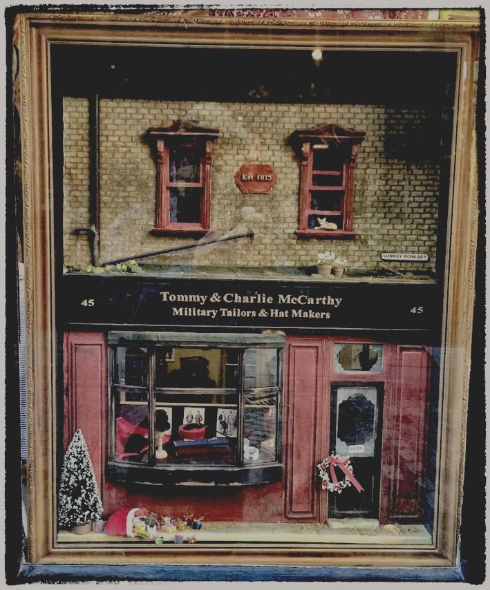 EnglishEccent's tweet photo. "Tommy &amp; Charlie McCarthy Military Tailors &amp; Hat Makers" &amp; known today as #PeckhamRye ..Framed #Tailor #ShopModel .. http://t.co/HM6MyXaACe