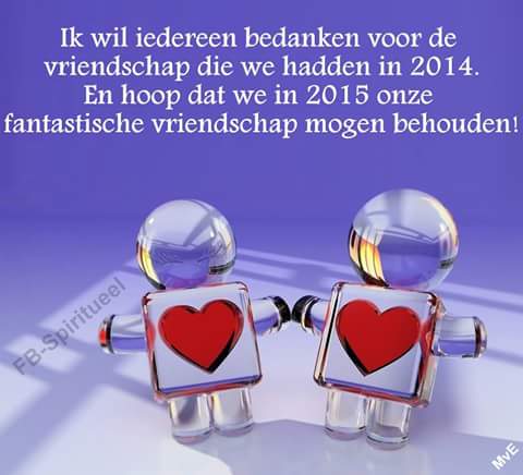 Bedankt lieve twitter vrienden