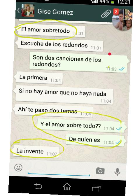 sasocati's tweet photo. Me haces mal jaja te amo @GiselMickaela http://t.co/dNQiMLObSf