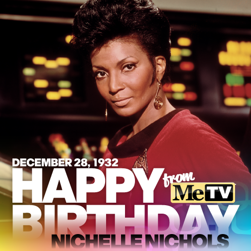 Happy Birthday to actress Nichelle Nichols, who turns 82 years old today! 