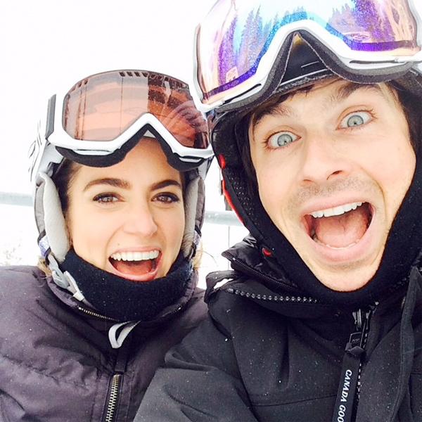 people's tweet image. Ian Somerhalder and Nikki Reed hit the slopes together over the holiday, and it was really hot peoplem.ag/B7Oacn4