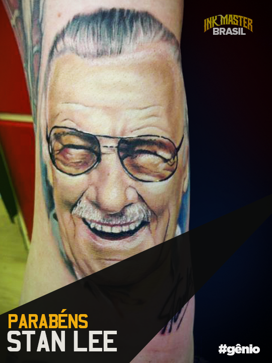 inkmasterbrasil's tweet photo. Happy Birthday @TheRealStanLee :)  Thanks for everything! http://t.co/NGPVT6Htuw