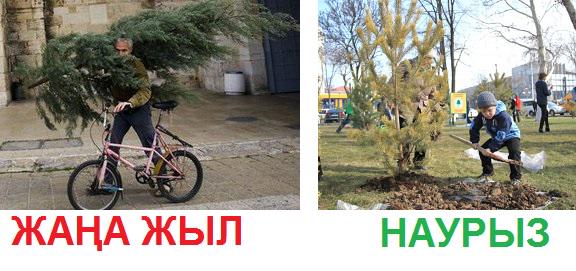 sakouno1's tweet photo. Жаңа жыл мен Наурыздың ең басты ерекшеліктерінің бірі: тал кесу мен тал егу. http://t.co/GcRNGSN2JH