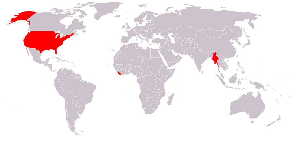 Know's tweet image. Countries which don't use the metric system