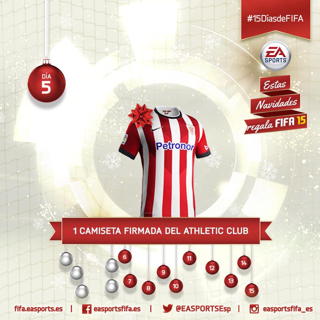 easportsfces's tweet photo. Día 5: ¡1 camiseta firmada del Athletic Club! RETWEET+FOLLOW para ganar #15DíasdeFIFA http://t.co/ErZ0VQwloJ