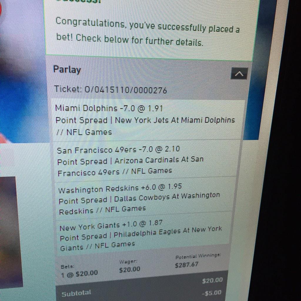 spoofyface's tweet photo. #BetBackBonus @PlayNowSports http://t.co/6MKQjihtup