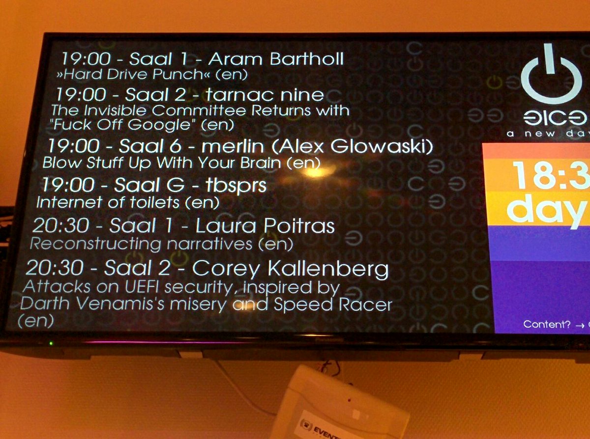 tbsprs's tweet photo. If you have nothing better to do... "Internet of toilets"
http://t.co/VXTOqX3ZWZ #31C3 #iot #shitappens http://t.co/mvGoXvNHaL