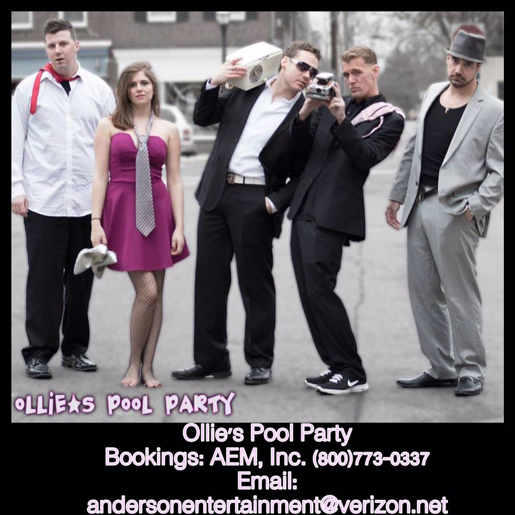 Here's my new cover and #OlliesPoolParty for booking #AEM #AndersonEntertainment