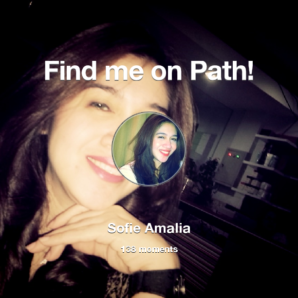 Sofiekuw's tweet photo. I've shared 138 memories with my friends on #Path - see them now at http://t.co/r3erH9vCv9! #thepersonalnetwork http://t.co/q5oV7aYCvX