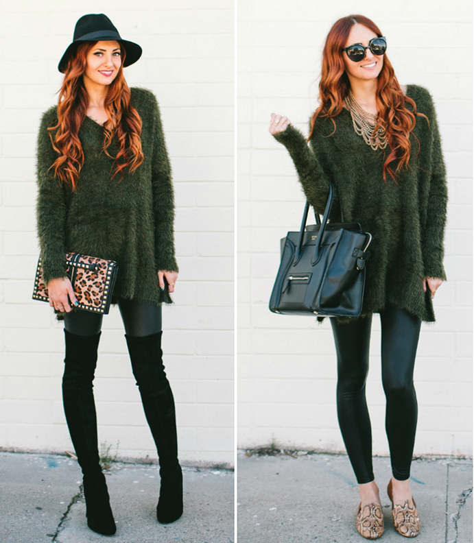 "<a href="/StyleList/">StyleList</a>: Two ways to style your fuzzy sweater this winter: #GDLFashion  aol.it/1DBgkxp "