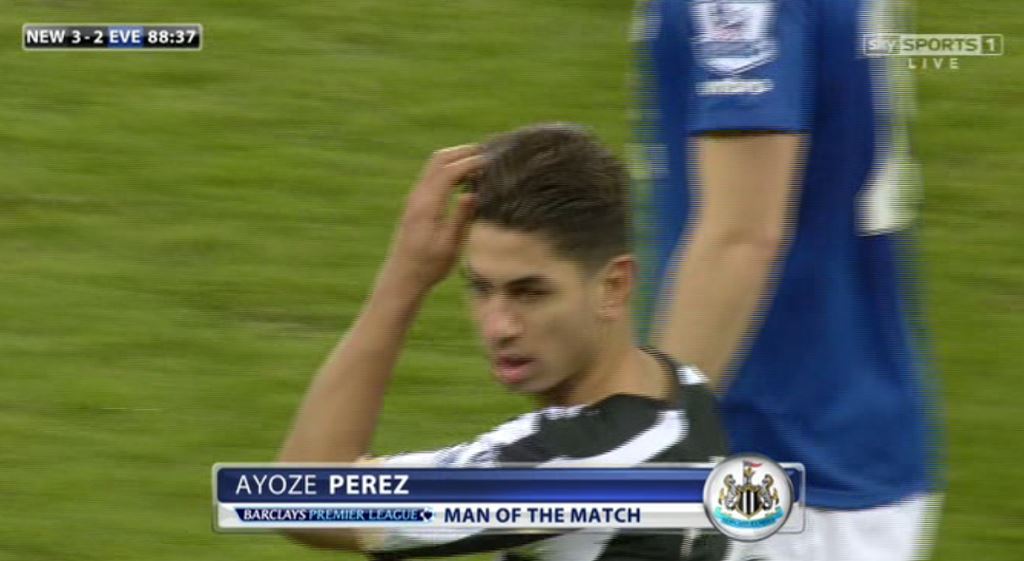 nufcfans's tweet photo. Well done lad: @AyozePG was @SkySports man of the match tonight. Terrific tonight #NUFC http://t.co/rDyF3SIZWs