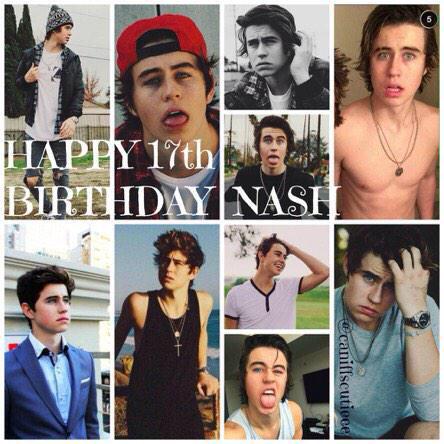 Happy 17th Birthday Hamilton Nash Grier! I love you! You\ve came so far since 2013! Have Great Day!     