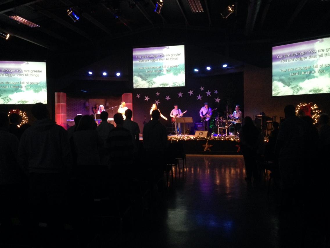 Great to hang out with Pastors Andy and Terri Shaffer today at The Journey Church in Dunn, NC.