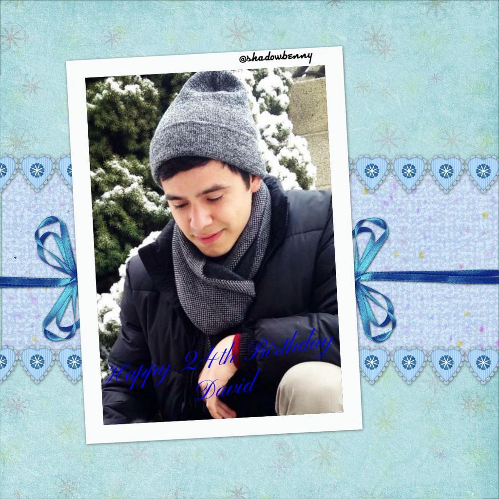    A white birthday for him xD Happy 24th Birthday David Archuleta :) 