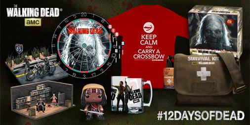 WalkingDead_AMC's tweet image. On the #EighthDayOfDead, #TheWalkingDead gave to me... 🎶
RT for a chance to win a #12DaysOfDead prize pack! #Sweeps