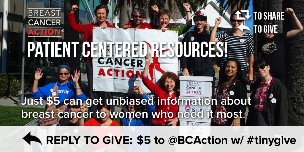 MaulerMMA's tweet image. I’m giving $10 to @BCAction w/ #tinygive b/c women deserve unbiased info abt breast cancer! tinygive.com/campaigns/fund…