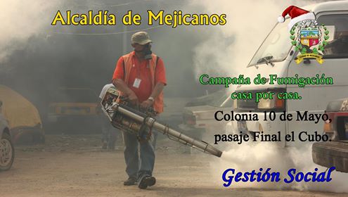 prensamejicanos's tweet photo. La Alcaldia de Mejicanos en Campaña de Fumigacion, casa por casa en Colonia 10 de Mayo. http://t.co/p8JBN6nV5F