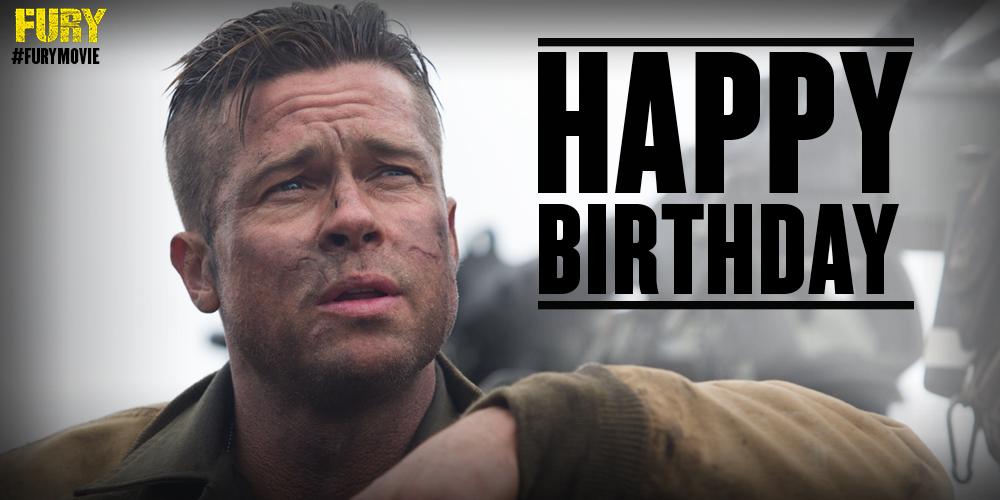 Wishing Wardaddy Brad Pitt a very Happy Birthday! 