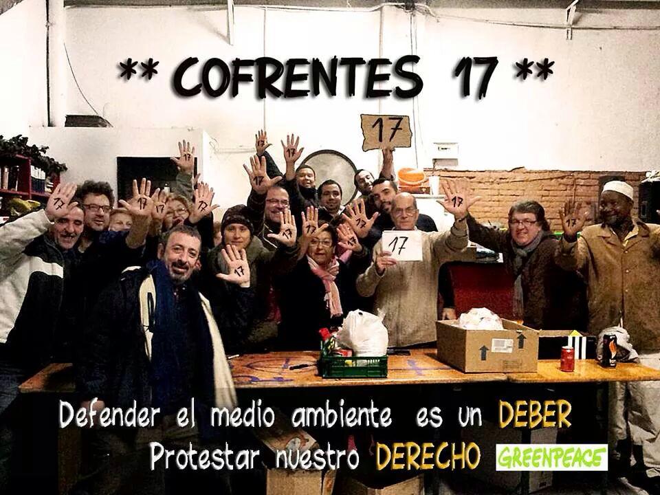 Marper4's tweet photo. Enorme alegría!!
#mision45 absueltos @greenpeace_esp #Cofrentes17 defender el medio no es delito
Gracias valientes!! http://t.co/AFV4TCsZ7z