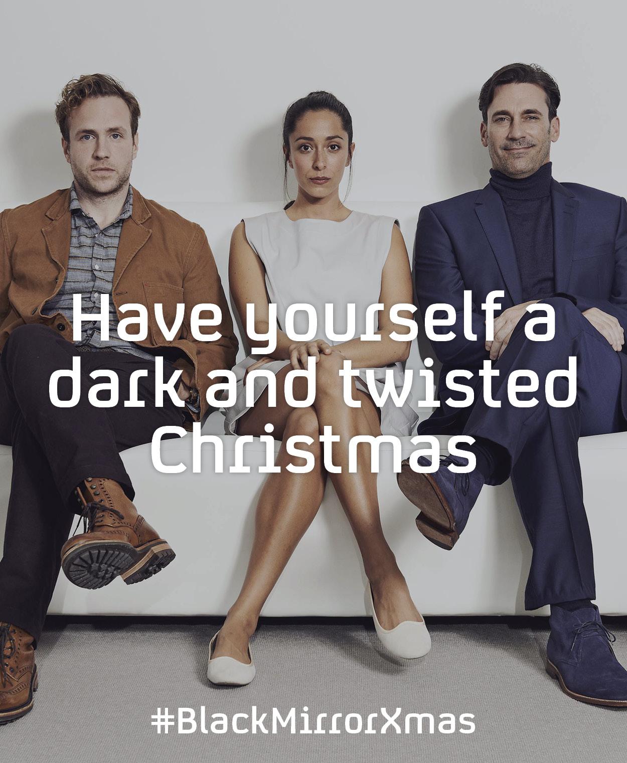 White christmas black deals mirror