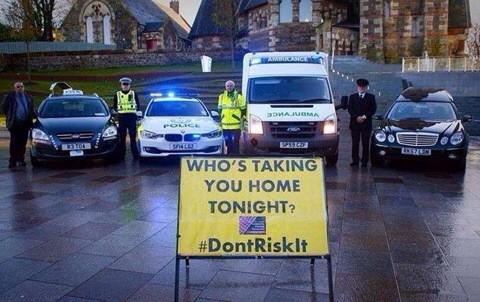 HantsPolRoads's tweet photo. Is that drink really worth it?who's taking you or others near you home tonight #notworththerisk #inspS http://t.co/mfYO9kt5Ww